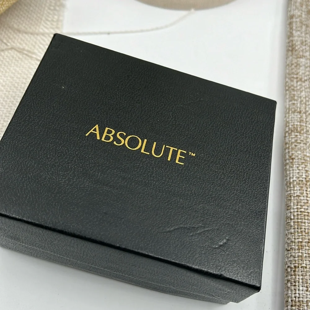 Beautiful Absolute 925 Italy Sterling Silver Necklace with CZ Pendant - Picture 3 of 15